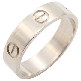 Anillo Cartier Love en oro blanco de 18K Plata
