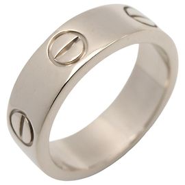 Cartier Love Ring in 18K Weißgold Silber
