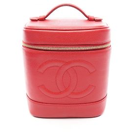 Chanel Coco Mark Handtasche in Rot Rot