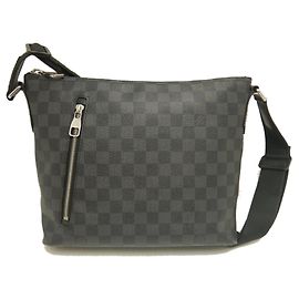 Borsa a tracolla Louis Vuitton Damier Graphite Mick PM Nero