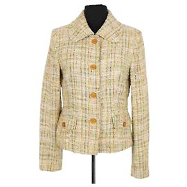 Giacca in cotone gialla Dolce & Gabbana Giallo