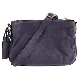 Vanessa Bruno Blue Leather Shoulder Bag Blue