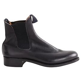 Botas JM Weston de cuero negro Negro