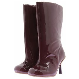 Autre Marque YUME YUME Roomy Boots Red Leather Size 38 Red