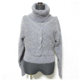 Autre Marque Conjunto Cardigã 2way Snidel Fox Alpaca Marrom