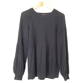 Autre Marque LILLY LYNQUE Rippstrick-Pullover Blau Marineblau