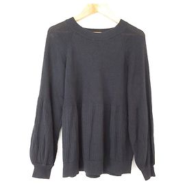 Autre Marque Pullover in maglia a coste LILLY LYNQUE Blu Blu navy