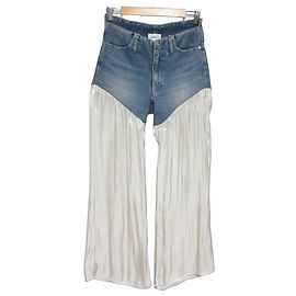 Autre Marque TANAKA JEAN FLARE HOSE Denimhose Blau