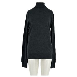Autre Marque THE FRANKIE SHOP Strickpullover Grau Wolle Grau