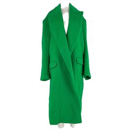 Autre Marque Casaco longo verde fluorescente Verde