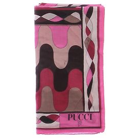 Sciarpa Emilio Pucci in cotone rosa Rosa