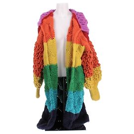 Autre Marque Maglione oversized multicolore Multicolore