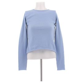 Autre Marque Pull bleu motif champignon Blue