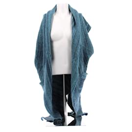 Autre Marque Oversize ärmelloser blauer Pullover Blau