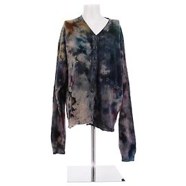 Autre Marque Tie-Dye-Kaschmir-Cardigan Mehrfarben