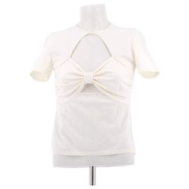 Top com laço Giambattista Valli Bege Bege