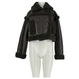Autre Marque STAND STUDIO Brown Cropped Jacket Brown