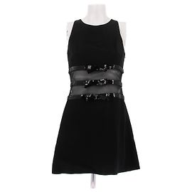 Giambattista Valli Robe de cocktail noire à sequins Noir