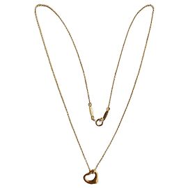Collana Tiffany & Co. Elsa Peretti Open Heart in argento e oro giallo D'oro