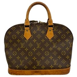 Louis Vuitton Alma Monogram Handbag M51130 Brown