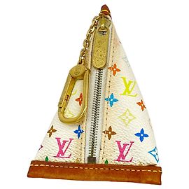 Louis Vuitton Monogram Multicolor Berlingo Wallet/Coin Case White