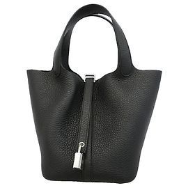 Hermès Bolsa Hermes Picotin Lock PM Preto