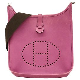 Hermès Borsa a tracolla Hermes Evelyne 2PM Fuschia