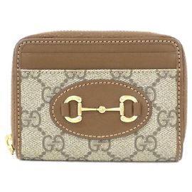 Portamonete Gucci HORSEBIT 1955 Marrone Beige