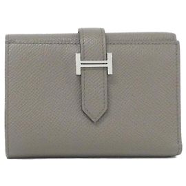 Hermès Portefeuille Hermes Bearn Combination Verso Gris Taupe