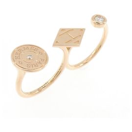 Hermès Hermes Ring aus 18K Roségold mit Diamant Golden