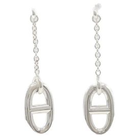 Hermès Pendientes de cadena Hermes Farandole Plata