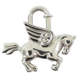 Hermès Chaveiro Hermes PEGASUS Cadena Prata