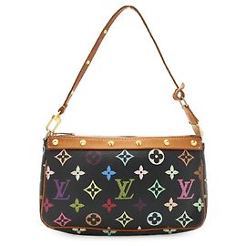 Louis Vuitton Monogram Multicolor Pochette Accessoires Nero Multicolore Monogramma