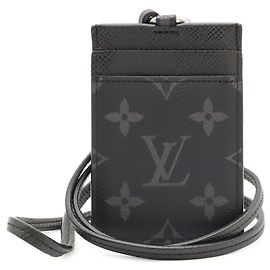 Louis Vuitton Monogram Eclipse Business Card Case Brown Black Monogram