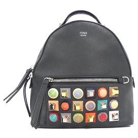 Fendi 8BZ038 9DF Multi-color Leather Backpack Multiple colors