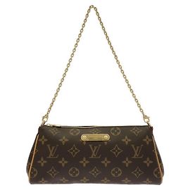 Borsa a tracolla Louis Vuitton Monogram Pochette Eva Marrone