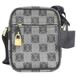 Bolsa de Ombro Loewe 345 80 761 Marrom Preto
