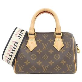 Bolsa Boston Louis Vuitton Monogram Speedy Bandoulière Marrom Preto