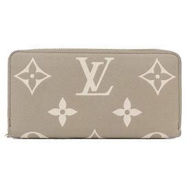 Cartera Zippy Louis Vuitton Bicolor Monogram Empreinte Gris