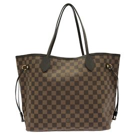 Bolsa Louis Vuitton Damier Neverfull MM N41603 Rosa Damier ebene