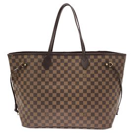 Bolsa Louis Vuitton Damier Neverfull GM Damier ebene