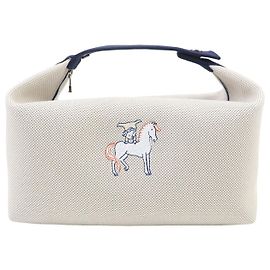 Hermès Beige Large Toile Bride A Brac Cabriole Case Beige