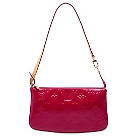 Louis Vuitton Pink Monogram Vernis Pochette Accessoires Rosa Otro