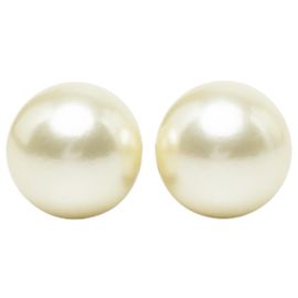 Orecchini Dior Gold placcati in oro con perle sintetiche e stelle Tribales a pressione D'oro