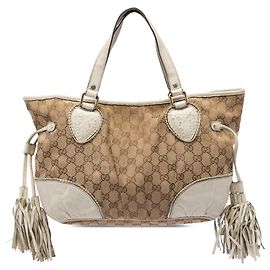 Sac Cabas Tribeca Petit en Toile GG Beige Gucci Beige