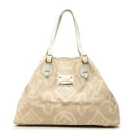 Louis Vuitton Beige Monogram Tahitienne Cabas GM Bege