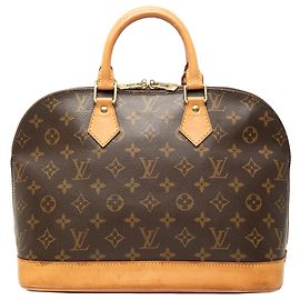 Louis Vuitton Brown Monogram Alma PM Marrom