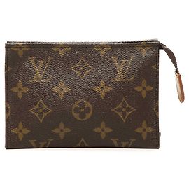 Necessaire Louis Vuitton Brown Monogram 15 Marrom
