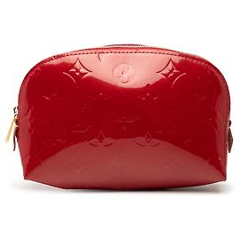 Necessaire Louis Vuitton Red Monogram Vernis Rosso