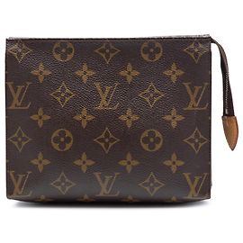 Neceser Louis Vuitton Brown Monogram 19 Castaño